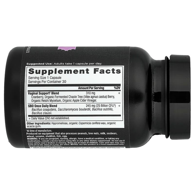 Ancient Nutrition, SBO Probiotics, Suplemento vaginal una vez por día, 30 cápsulas – Ancient Nutrition – imagen 2