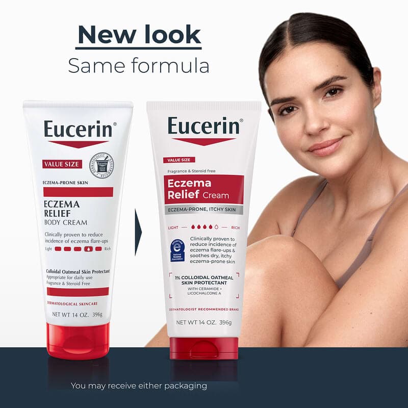 Eucerin, Crema para aliviar el eczema, Sin fragancia, 396 g (14 oz) – Eucerin – imagen 3