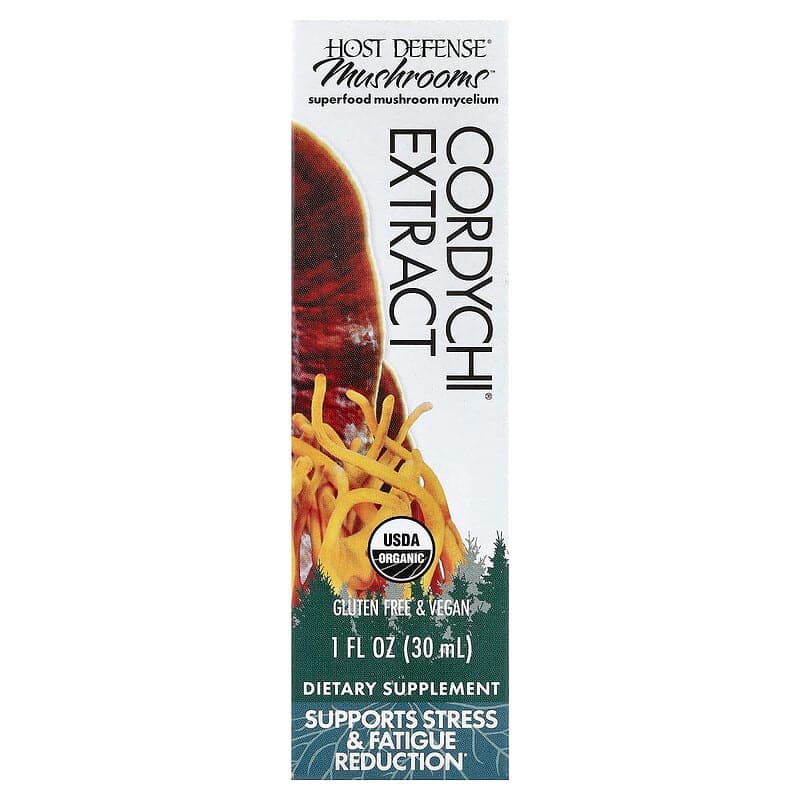 Host Defense, Mushrooms™, Extracto de Cordychi®, 30 ml (1 oz. líq.)