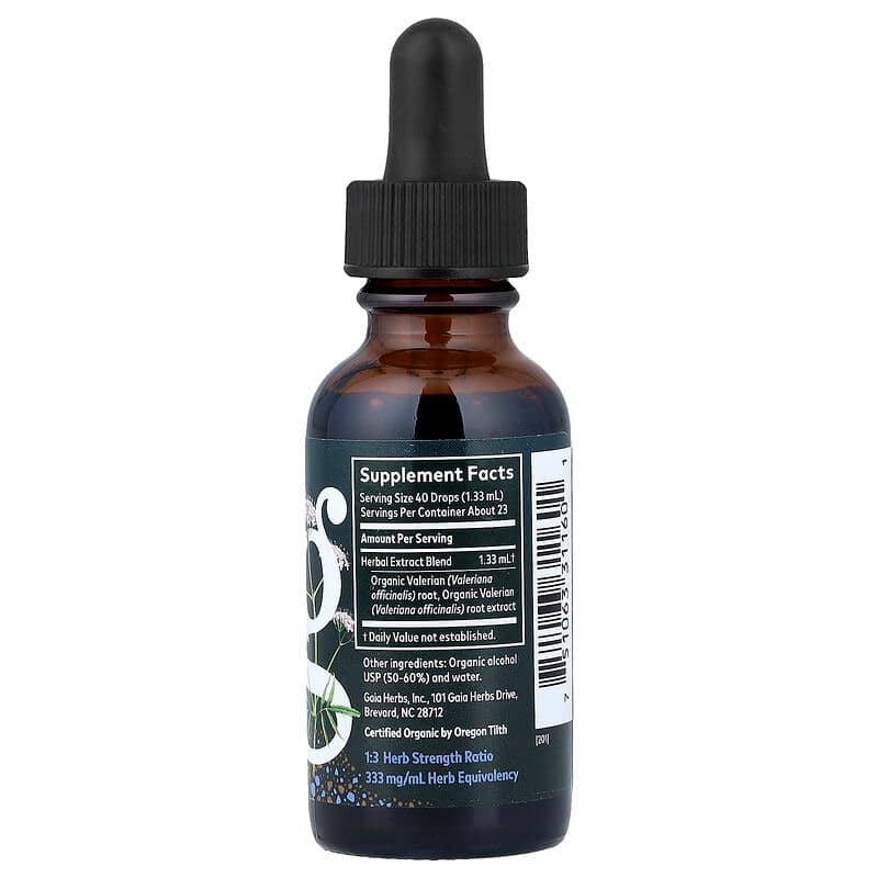 Gaia Herbs, Raíz de valeriana, 30 ml (1 oz. líq.) – Gaia Herbs – imagen 2