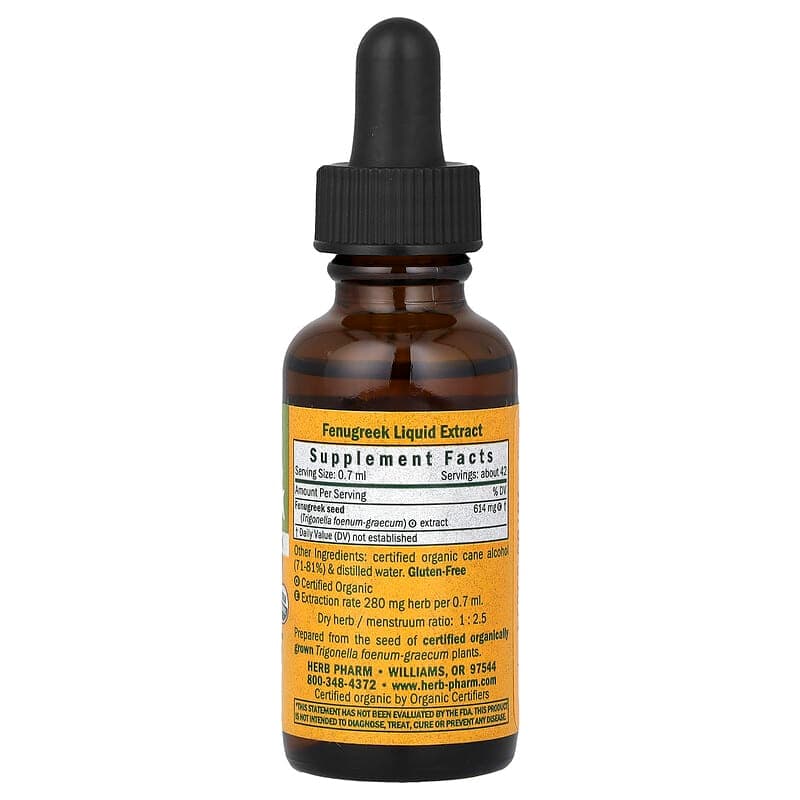Herb Pharm, Fenogreco, 30 ml (1 oz. líq.) – Herb Pharm – imagen 2