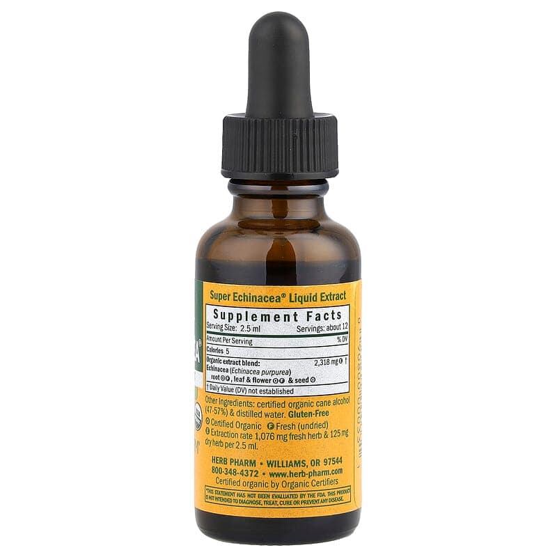 Herb Pharm, Super Echinacea®, 30 ml (1 oz. líq.) – Herb Pharm – imagen 2