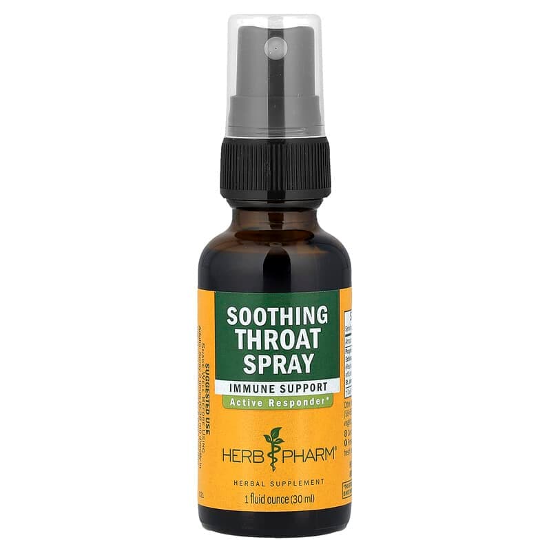 Herb Pharm, Spray calmante para la garganta, 30 ml (1 oz. líq.)