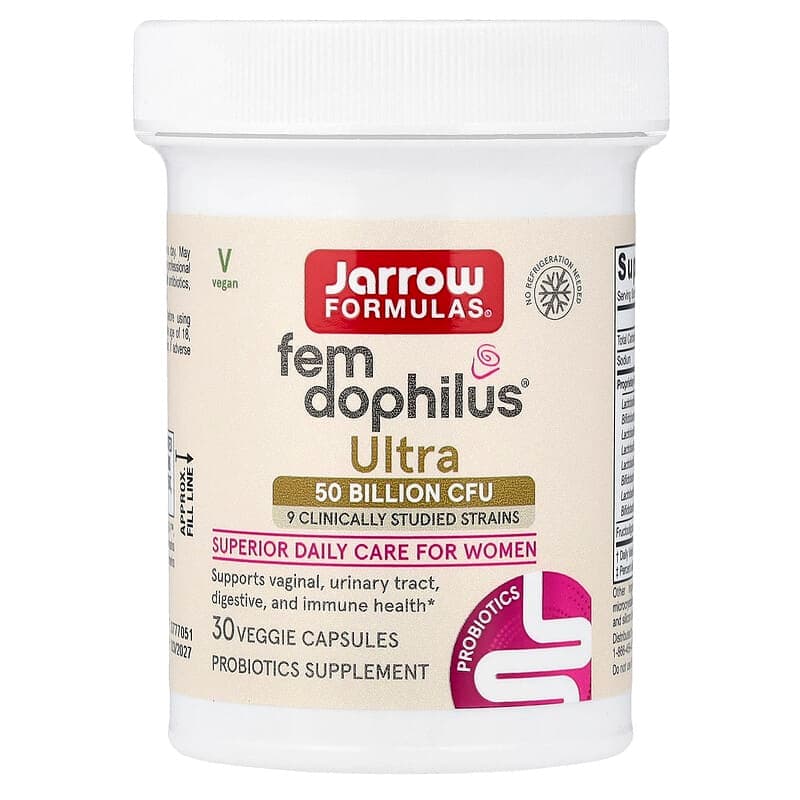 Jarrow Formulas, Fem-Dophilus® Ultra, 30 cápsulas vegetales – Jarrow Formulas – imagen 3