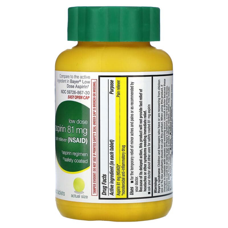 Ready in Case, Aspirina, Dosis baja con recubrimiento de seguridad, 81 mg, 300 comprimidos con recubrimiento entérico – Ready in Case – imagen 2