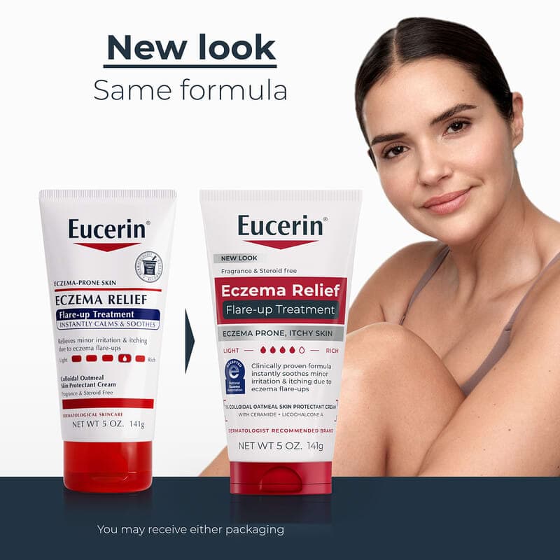 Eucerin, Tratamiento para aliviar los brotes de eccema, Sin fragancia, 141 g (5 oz) – Eucerin – imagen 3
