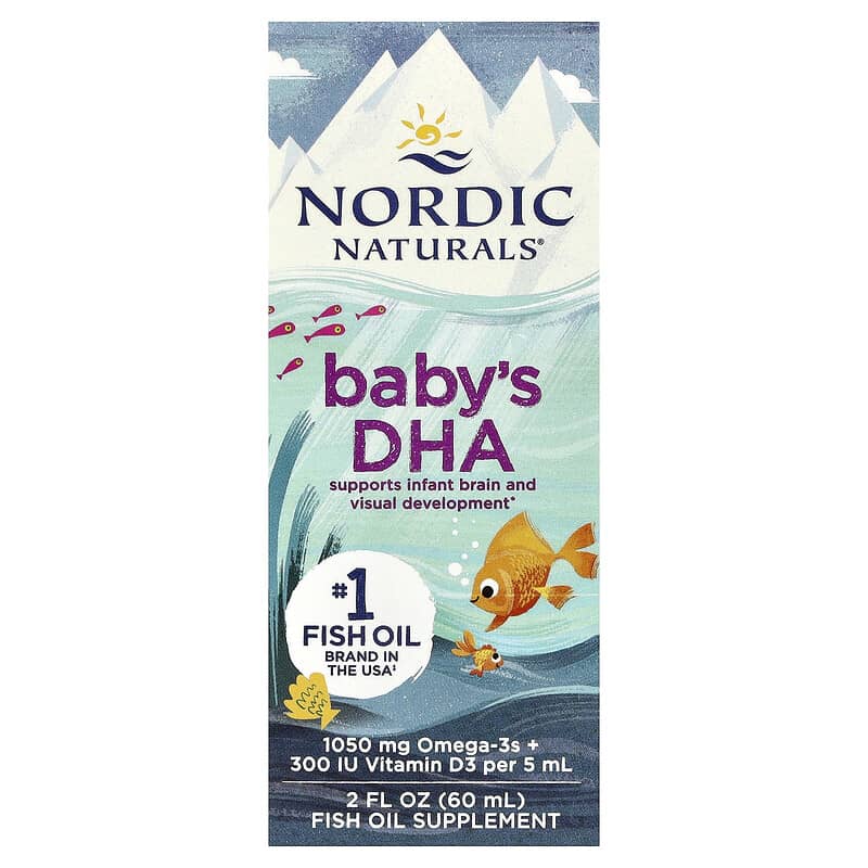 Nordic Naturals, DHA para bebés, 60 ml (2 oz. líq.)