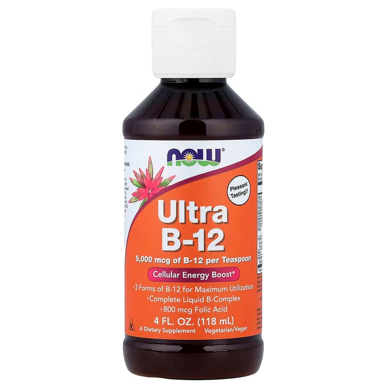 NOW Foods, Ultravitamina B12, 118 ml (4 oz. líq.)