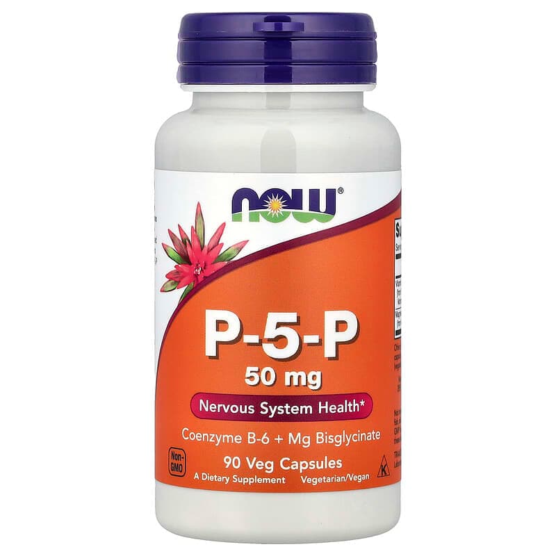 NOW Foods, P5P, 90 cápsulas vegetales