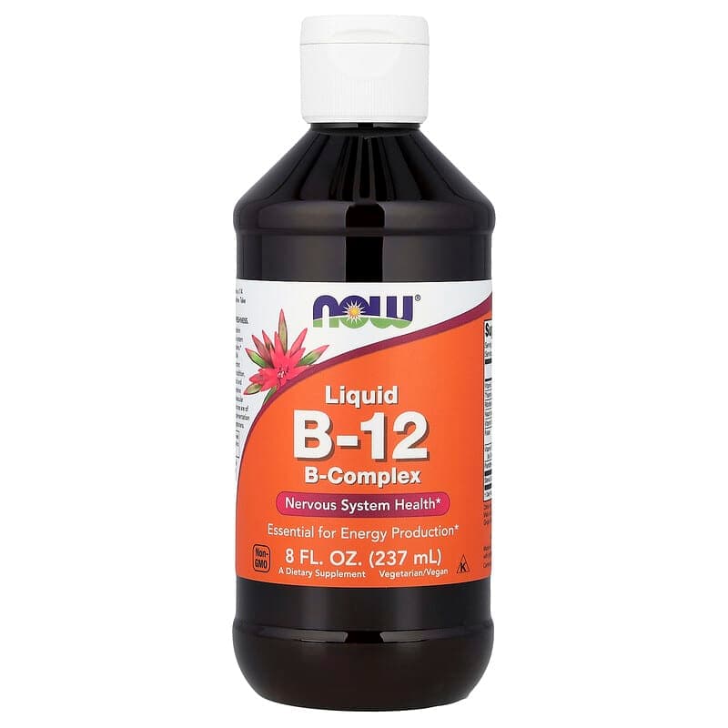 NOW Foods, Vitamina B12 líquida, 237 ml (8 oz. líq.)