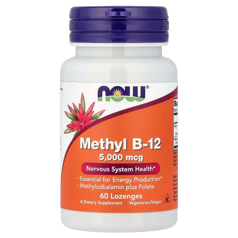 NOW Foods, Metil B12, 60 pastillas