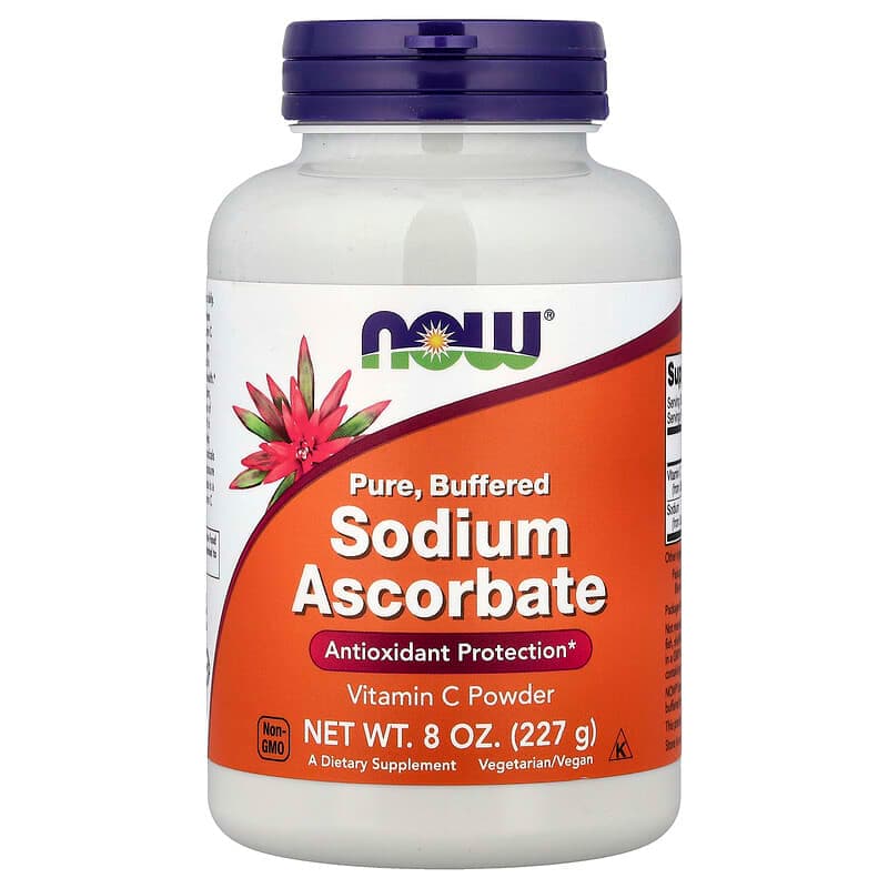 NOW Foods, Ascorbato de sodio en polvo, 227 g (8 oz)