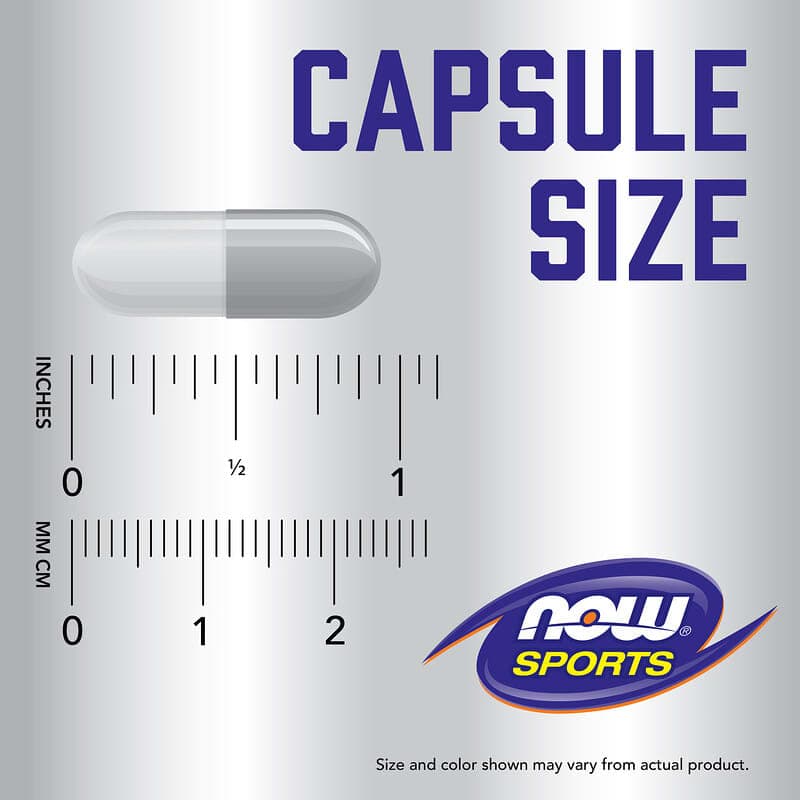 NOW Foods, Sports, Monohidrato de creatina, 120 cápsulas vegetales (0,75 g por cápsula) – NOW Foods – imagen 3