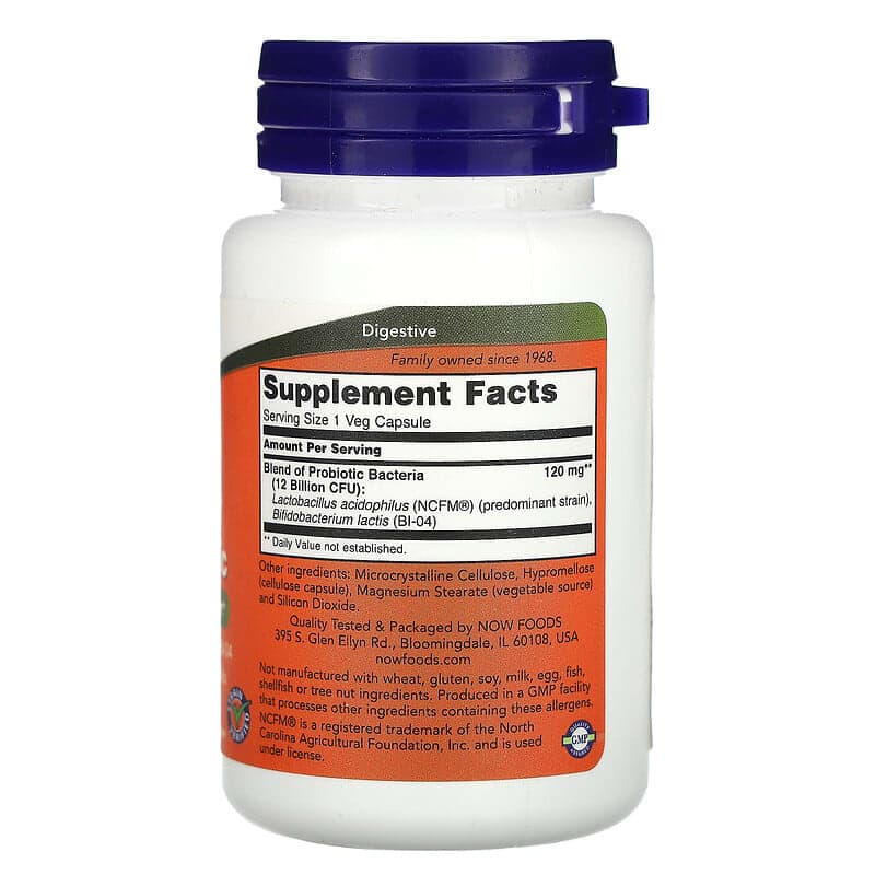 NOW Foods, Probiótico para el cuidado respiratorio, 60 cápsulas vegetales – NOW Foods – imagen 2