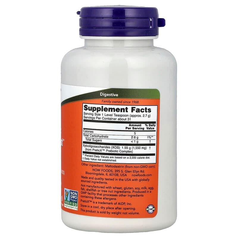 NOW Foods, Bifido Boost™ prebiótico en polvo, 85 g (3 oz) – NOW Foods – imagen 2