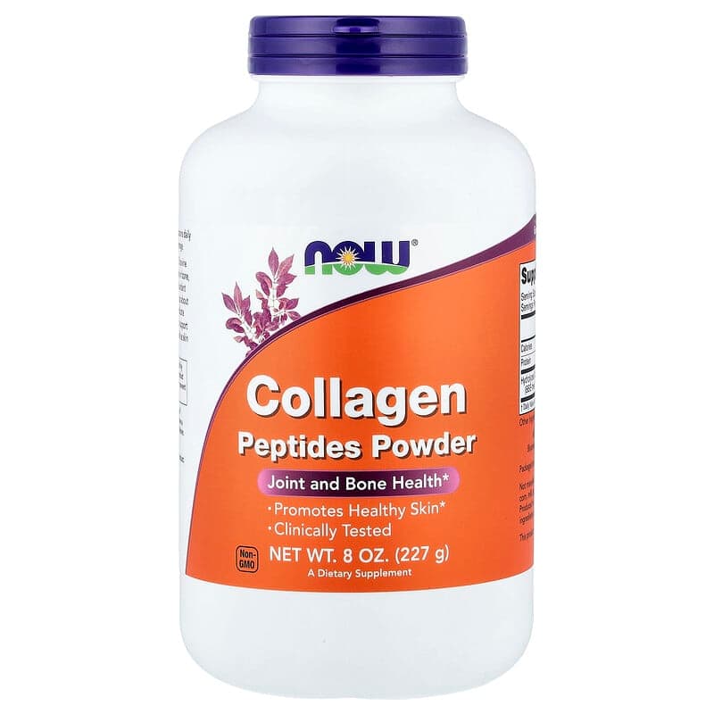 NOW Foods, Péptidos de colágeno en polvo, 227 g (8 oz)