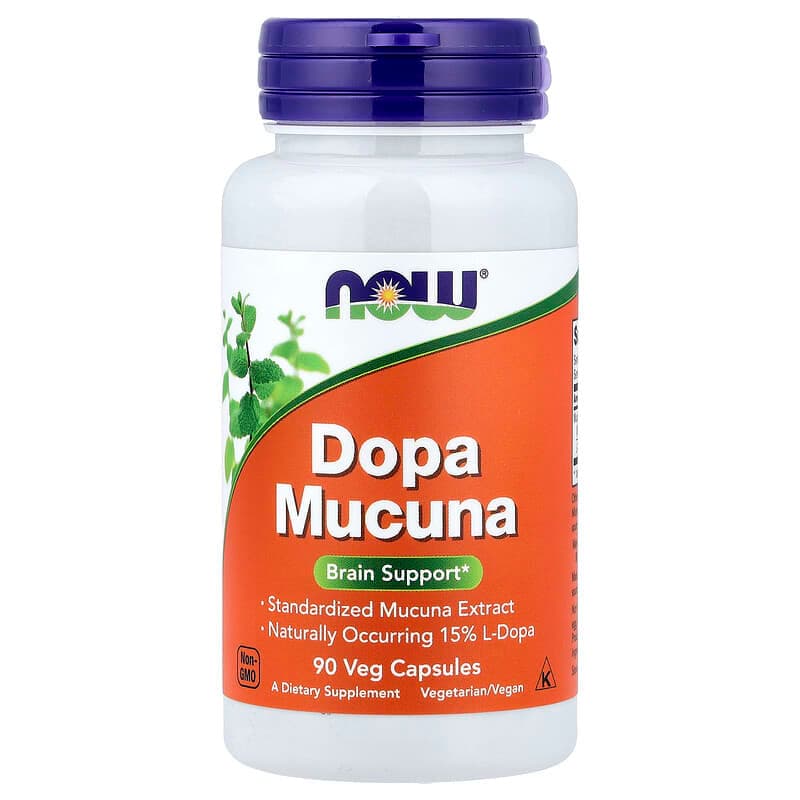 NOW Foods, Mucuna Dopa, 90 cápsulas vegetales