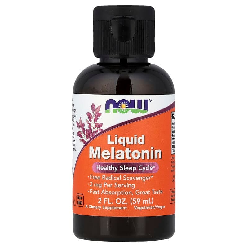 NOW Foods, Melatonina líquida, 59 ml (2 oz. Líq.)