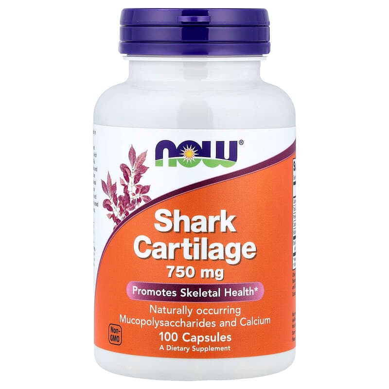 NOW Foods, Cartílago de tiburón, 100 cápsulas