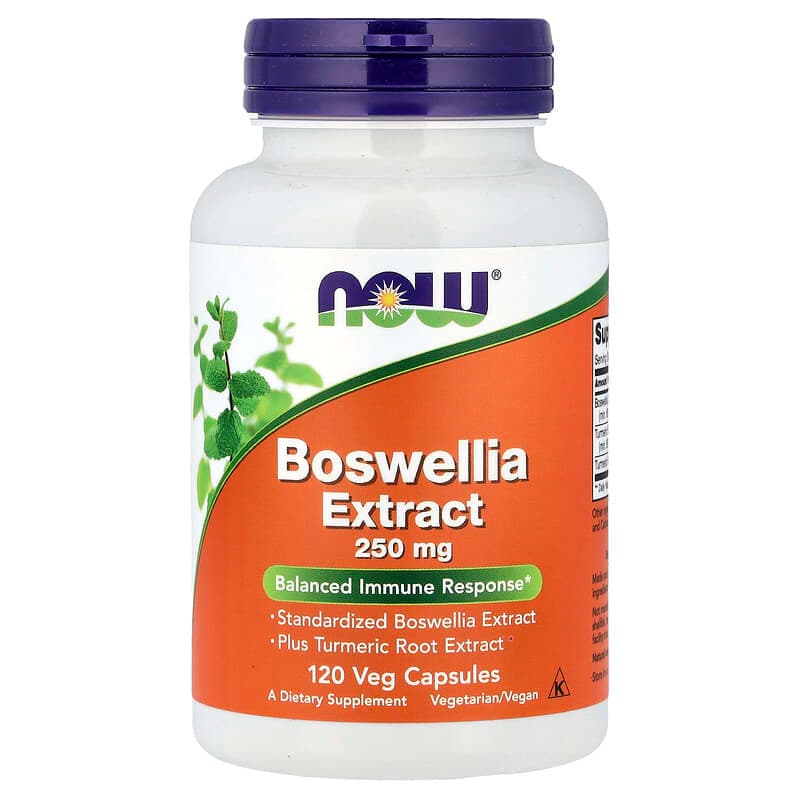 NOW Foods, Extracto de Boswellia, 120 cápsulas vegetales