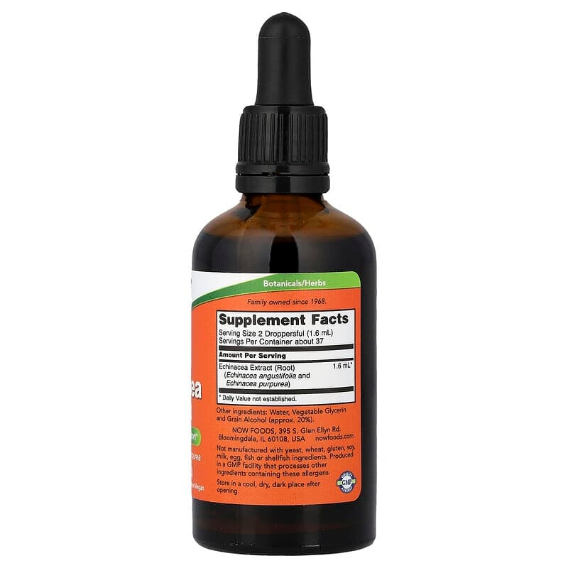 NOW Foods, Extracto de equinácea, 59 ml (2 oz. líq.) – NOW Foods – imagen 2