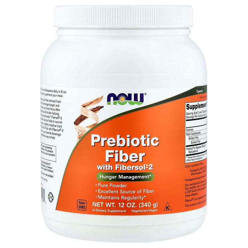 NOW Foods, Fibra prebiótica con Fibersol®-2, 340 g (12 oz)