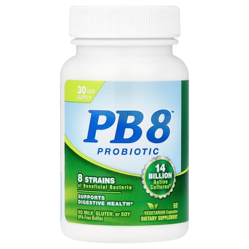 Nutrition Now, PB 8™, Suplemento probiótico, 60 cápsulas vegetales
