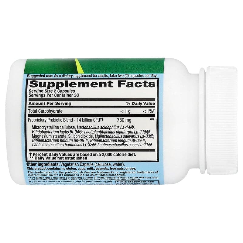 Nutrition Now, PB 8™, Suplemento probiótico, 60 cápsulas vegetales – Nutrition Now – imagen 2