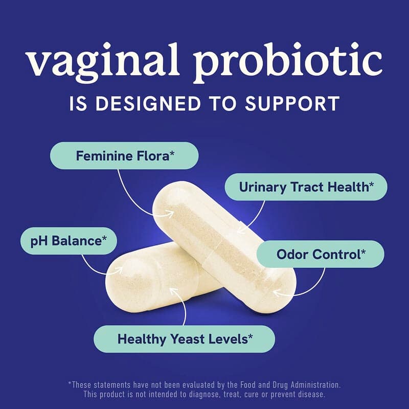 SMNutrition, Suplemento probiótico vaginal con prebióticos y arándano rojo, 30 cápsulas – SMNutrition – imagen 3